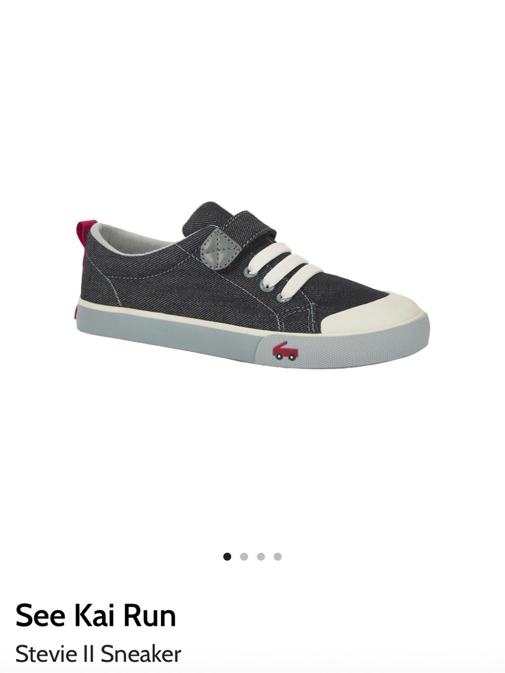 NIB See Kai Run Black Denim sneakers